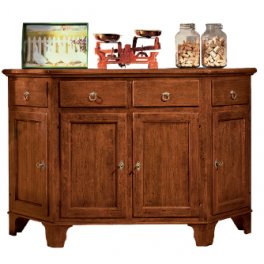 Credenza 4/a. e 4/c. scantonata